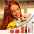 7 Pieces Tear Stain Remover Comb Set Include Dematting Comb Double-sided Dog Eye Comb Flea Lice Combs Stainless Steel Grooming Comb Multipurpose T...
