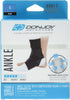DonJoy DA161AV03-BLK-S Ankle Sleeve with Figure 8 Strap for Sprain, Strain, Lateral Support, Open Heel, Black, Small fits 7.75", 8.5"...