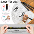 Black Paint Marker, 8 Pack Dual Tip Acrylic Paint Pens, Ideal for Wood, Rock Painting, Canvas, Stone, Glass, Ceramic...