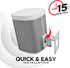 Play 1 Wall Mount, White, Compatible with Sonos Play:1 Only, Adjustable Swivel & Tilt Mechanism, Mounting Bracket Includes All Fixings......