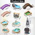 12 Pcs Garden Accessories Miniature Bridge Mini Lighthouse Water Well Bridge Figurines Pond Lawn Garden Ornament Figurines for DIY Craft Garden De...