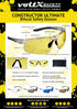 voltX 'Constructor Ultimate' Bifocal Reading Safety Glasses (Clear Frame, Yellow Lens +2.5 Dioptre) CE EN166FT Certified - Premium Cycling Sports ...