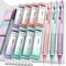 Nicpro 0.7 mm Mechanical Pencils Set with Case, 3PCS Metal Drafting Pencil, Pastel Mechanical Pencils 0.7 With 480 PCS HB Pencil Leads, 3 Erasers,...