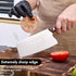 SHI BA ZI ZUO Chinese Meat Cleaver Knife 6.7-inch Meat Knife Stainless Steel Slicer Cleaver, Wooden Handle with Moderate Weight...