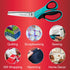 SINGER ProSeries 9" Pinking Shears - Heavy-Duty Stainless Steel - Zigzag Cut for No-Fray Fabric, Sewing & Craft Edging...