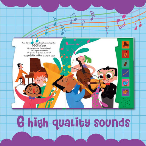 What A Noisy World! - Musical Journey - Sound Books for Toddlers - Musical Toys for Toddlers 3-5 - Musical Book for Toddlers with 6 Different Soun...