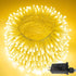 66FT 200LED Christmas String Lights Outdoor/Indoor, Extendable Twinkle Fairy Lights Waterproof Clear Wire with 8 Modes&Timer Function for Garden B...