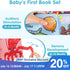 iPlay, iLearn Baby Cloth Books 6-12 Month, Infant Soft Touch Feel Marine Farm Animal Fabric Book Set, Newborn Carseat Crib Crinkle Toy, Babies Bir...