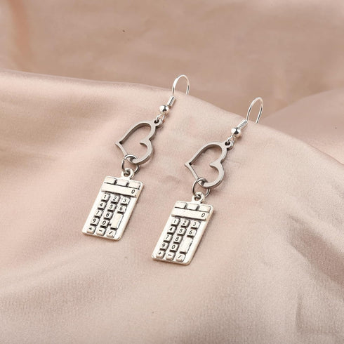 Accountant Earrings Accounting Jewelry CPA Graduation Gift Math Lover Calculator Charm Earrings...