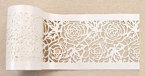 Prima Marketing Redesign Stick & Style Stencil Roll 4" X15yd-Tea, Tea Rose Garden...