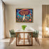 Posterizer 1 pcs- psychedelic funky hippie colorful rainbow mushrooms 4-Fantasy & Fiction Art-Retro Art- Living Room Bedroom Decor- unframed wall ...