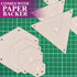Quilting Acrylic Template Set | Precision Tools for Quilting Enthusiasts | Hexagon & Triangle Design | Includes Sizes 4", 3", 2", 1" | 1/8 Clear A...