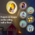Projectables Disney Wish LED Night Light Plug-in Dusk-to-Dawn Projector Ideal for Kids Girls Boys Nursery Playroom Bathroom Bedroom 80089......