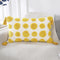 PANOD Super Soft Farmhouse Decorative Plush Throw Pillow Covers 12 x 20 Yellow,Solid Pom pom Tufted with Tassels Modern Accent Boho Lumbar Cushion...