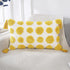 PANOD Super Soft Farmhouse Decorative Plush Throw Pillow Covers 12 x 20 Yellow,Solid Pom pom Tufted with Tassels Modern Accent Boho Lumbar Cushion...