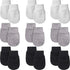9 Pairs Newborn Baby Mittens Infant Toddler Gloves No Scratch Mittens Unisex Cotton Gloves for 0-6 Months Baby Boys Girls...