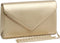 Labair Chic Vegan Leather Clutch Bag Envelope Clutch Purses for Women Evening Wedding Formal Party Handbag....