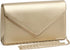 Labair Chic Vegan Leather Clutch Bag Envelope Clutch Purses for Women Evening Wedding Formal Party Handbag....