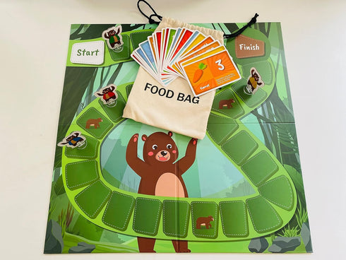 Will's Board Game - Go Hungry Bears, A Food Nutrition Game for Kids Ages 3 and Up...