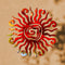 Moxweyeni 12 Inch Sun Metal Wall Art Outdoor Decor Wacky Large Sun Metal Art Sun Metal Wall Decor Pool Decorations for Home Bedroom Living Room Of...