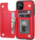 for iPhone 11 Wallet Case with Card Holder,OT ONETOP PU Leather Kickstand Card Slots Case,Double Magnetic Clasp and Durable Shockproof Cover for i...