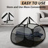Collapsible laundry baskets - Mesh Pop Up Laundry Basket, Space-Saver with Side Pocket - Portable & Versatile Bathroom and Home Organizer for Laun...