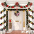Christmas Poinsettia Artificial Flowers Decorations 5.5" Christmas Tree Wreaths Garland Decoration 12 Pcs Glitter Flowers Picks Decor for Xmas New...