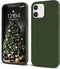 IceSword iPhone 12 Mini Case - Matte Dark Green, Thin Silicone, Gel Rubber, Shockproof, 5.4" - Dark Green...