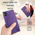 Bocasal Wallet Case for iPhone Xs Max with 3 Card Slots Cash Holder Zipper Design Premium PU Leather Sturdy Magnetic Closure 6.5 Inch(Purple)...