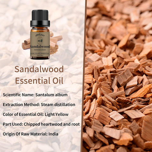 yethious Lavender Vanilla Sandalwood Essential Oil 100% Pure Organic Lavender Oil Essential Oil for Diffuser & Aromatherapy, Skin, Massage...