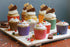50-Pack Paper Baking Cups, Greaseproof Disposable Cupcake Muffin Liners (Large, Chocolate Brown Polka Dots)...