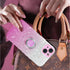 for iPhone 13 Case,Slim Glitter Sparkly Case with 360°Ring Holder Kickstand Magnetic Car Mount Shock-Absorbent Protective Sturdy Cover for iPhone ...