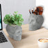 Skull Makeup Brush Holder, Vanity Desk Organizer, Pen & Pencil Holder for Desk - Gothic Home Decor and Horror Gifts for Women...
