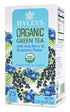 Hyleys Organic Green Tea Acai Berry and Blueberry Flavor - 25 Tea Bags...