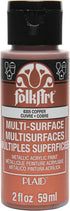 FolkArt Multi-Surface Metallic Paint in Assorted Colors (2 oz), Metallic Copper...