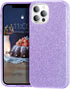 MATEPROX Compatible with iPhone 12 Pro case Compatible with iPhone 12 Cases Glitter Bling Sparkle Cute Girls Women Protective Cover (Purple)...