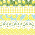Whaline 69 Feet Summer Lemon Bulletin Board Borders Lemon Decorative Trim Border in 5 Designs Self-Adhesive Lemon Trim Blackboard Border Classroom...