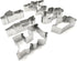 Transportation/Vehicle Cookie Cutters Set 6 PC High Grade 430 Stainless Steel –Truck, Formula car, Train, Airplane, Motorcycle and Ferry...