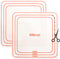 Silicone Baking Mat, Set of 2 Square Non-Stick Cuttable Baking Mats 8/9/10 inches - Best German Silicone...