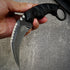 GTK691 Fixed Blade Knife D2 Steel Blade Nylon Fiberglass Handle with Kydex Sheath for Outdoor Camping Hunting Hiking Survival EDC Tool(Black)...