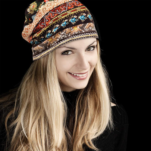 1 PCS Women Baggy Slouchy Beanie Chemo Hat Cap Slouchy Snood Hat Cancer Headwear…...