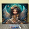 Tucocoo Angel Girl Paint by Numbers for Adults Angel Wing DIY Adult Paint by Number Kits On Canvas Golden Crown Painting by Numbers for Beginners ...