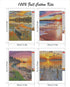LWZAYS 4 Pack Cross Stitch Kits-Stamped Cross Stitch Kits for Adults Landscape Counted DIY Embroidery Needlepoint Kits Home Decor 12x16inch...