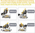 N600007 Miter Saw Wrench Fits For Dewalt Miter Saw DWS713 DWS779 DWS779 DWS780 DWS780 DWS715 DCS361M1 DCS361B DWS716XPS DWS716 DHS790AT2 DHS790AT2...