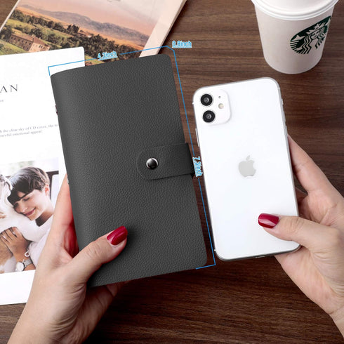 RFID Credit Card Holder for Women & Men, Large Business Card Holder and Credit Card Organizer, Credit Card Organizer with 96 Card Slots,Store All ...