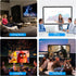 Projector Screen 100 inch, 4K Movie Projector Screen 16:9 HD Foldable and Portable Anti-Crease Indoor Outdoor Double Sided Video Projector Screen ...