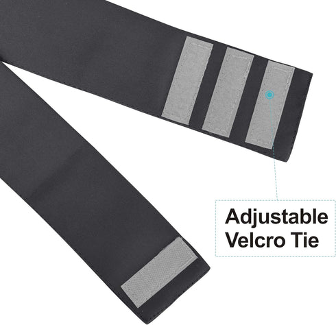 Deconovo Blackout Door Curtain – Thermal Insulated Blackout Window Cover for French & Front Doors with Adjustable Tieback, Room Darkening, Energy ...