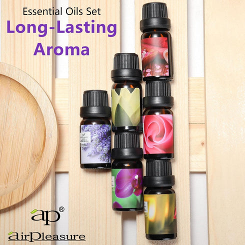 Floral Essential Oil Set, 6x10ml Aromatherapy Gift Kit for Diffuser, Humidifier, DIY Candle, Air Purifier...