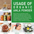 Jiva Organics Organic Pure Amla Berry Powder, 7 Ounce - Food Grade & Non-GMO - for Cooking & Beauty Care...