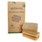 eplanita Natural Plant Based Scrub Sponges (3 Pack), Non-Scratch, Biodegradable Eco Scourers for Kitchen and Bathroom...